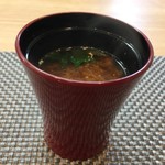 御料理 ひさまつ - 汲み上げ豆腐赤出し