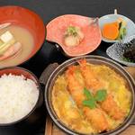 Sushi Washoku Shikama - 海老とじ定食
