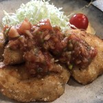 家庭料理居酒屋 よってって - ♪鳥むね肉のサルサソースがけ