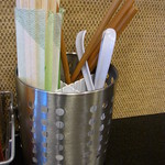 らーめん山猫亭 - 【2012.02.　初訪】　割り箸、エコ箸選択制