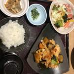 Ohitsugohan Shirokujichuu - 純輝鶏の黒酢和え定食　890円