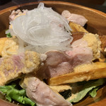 Furu Hausu - 茹で鶏のガーデンサラダ！！旨し