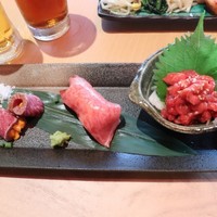 近江うし焼肉 にくTATSU 銀座店 - ユッケなど