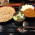 そば三昧 - 【2019.9.24(火)】カレーセット(冷たいそば)700円