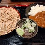 そば三昧 - 【2019.9.24(火)】カレーセット(冷たいそば)700円