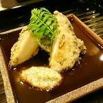 蓬左茶寮 - 鮑の味噌カツ