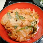 名代富士そば - ミニかき揚げ丼