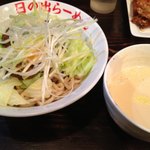 日の出らーめん - カレージャージャー麺 つけホワイトソース