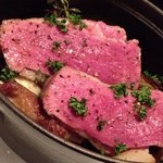 ビストロケンヂ - 子羊のロティそのジュです。