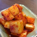 一升びん - 控えめなカクテキ