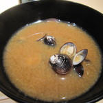 鮨 橋口 - 蜆の赤出汁