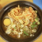 ふじ - かき揚げ天玉そば\450