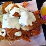 泓豊屋 - 日替りエビフライ定食￥５００！！！