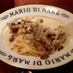 Mario Di Mare - 仔牛ときのこのクリームソース　タリアテッレ \1,260