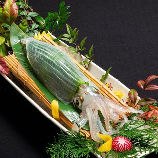 対馬のどぐろとイカ活き造り 博多 魚蔵_2