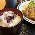 ちから餅本舗 - ゆかりフリカケご飯