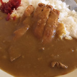 食堂 天龍 - カツカレー、アップ