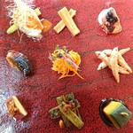 中國料理kujikuji - ランチ2500円コースの前菜9品盛り合わせ
