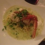 オールドコース こすたりか 豊橋牛川店 - 蟹と帆立のバジルクリームパスタ