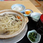 食事処 ときわ - けんちんうどん＆小ライス500円