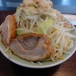 かじろうramen7 - ラーメン小、野菜増しあぶらましまし750円