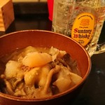 Guu Chiyoki Paa - お通しの芋煮。これがお出汁がとても美味しい。