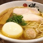 中華蕎麦 時雨 - 塩蕎麦、出汁たまごトッピング