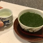 大塚はなおか - モロヘイヤ ゴルゴンゾーラ 茶碗蒸し