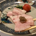 大塚はなおか - 群馬県産 かぶちゃん豚 低温調理 牛蒡餡