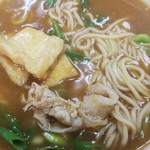 Echizen - 麺と豚バラ肉、お揚げ