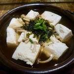 Soba&bar コゲボン - あったか出汁豆腐