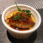 レストラン バカール - フォアグラのポワレとさつま芋のクレームブリュレ