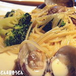 fino - 2012年2月　パスタランチ　アサリとブロッコリーのクリーム