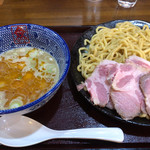 支那そば 僉 - 塩つけ麺大盛り、あつもりです。