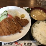 Katsu e i - ♪ロースとんかつ定食 ¥800