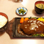 ビアレストラン・ミサワ - ハンバーグ(大)和食セット