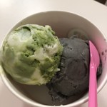 サーティワンアイスクリーム - 抹茶ティラミス&ミッドナイトアップル