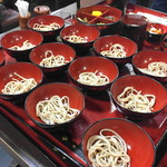 駅前芭蕉館 - わんこそば（1850円）