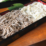 瀧不動生蕎麦 - 更科合い盛り板天（2300円）