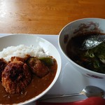 ラーメンショップ 大ちゃん食堂 - よくばりカレーセット。