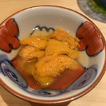 すし岩瀬 - 塩水バフンウニ