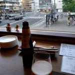 オステリア尾崎 - ビール小瓶といい眺め‼