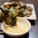 ルッカ - 粉チーズをつけて