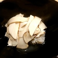 はらまさ - 松茸と鱧のしゃぶしゃぶ 素材の旨味