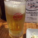 Izakaya Yaeyamamura - オリオンビール 500円。