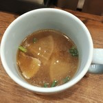 ハンバーグ&ステーキ WAZN - 味噌スープ