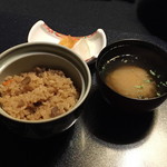 湯主一條 - 鶏五目ご飯・滑子汁