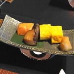 湯主一條 - 玉子焼き・銀鱈幽庵焼き