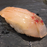 晶 - お好み1貫目 シマアジ 塩釜