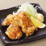 Fried chicken with special soy sauce